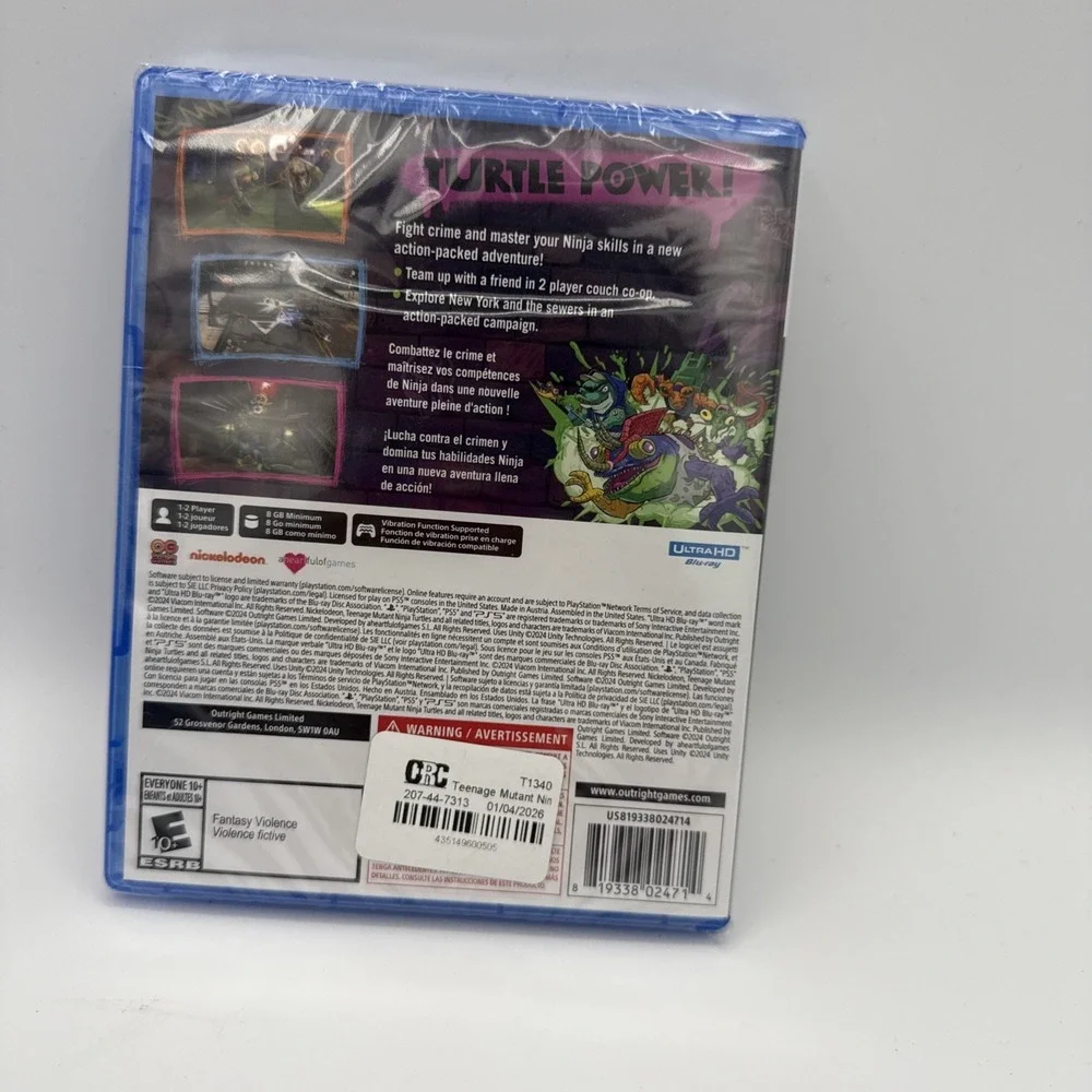 Teenage Mutant Ninja Turtles: Mutants Unleashed (Sony PlayStation 5 PS5)